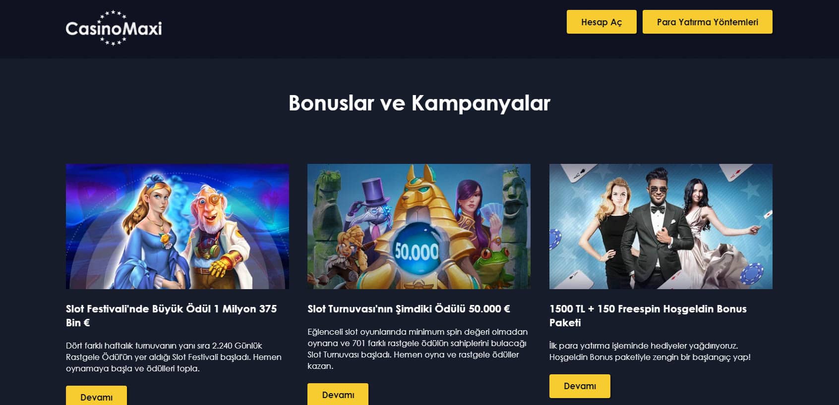 casinodayım Web Sitesine Giriş Yapın